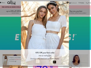 See Ally Fashion Australia's profile on Referrals.Page