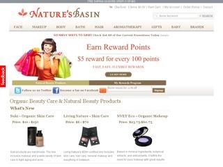 naturesbasin.com website.