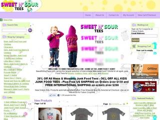 Go to sweetnsourtees.com website.