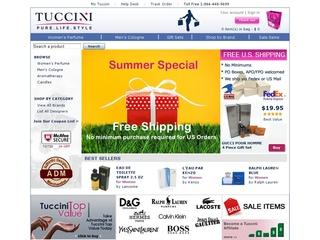 tuccini.com website.