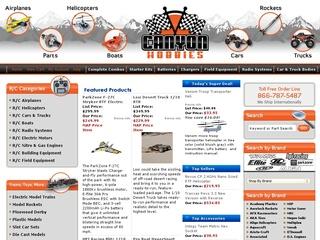 Go to canyonhobbies.com website.