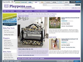Go to playpens.com website.