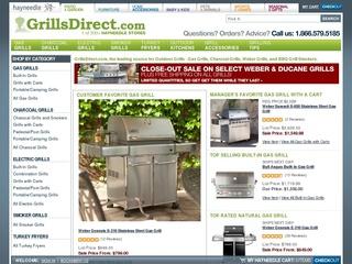 Go to grillsdirect.com website.