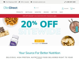 Go to dietdirect.com website.