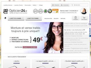 Go to opticien24.fr website.
